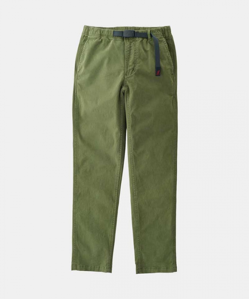 Olive Gramicci Tapered Women\'s Pants | CZMHJQ164