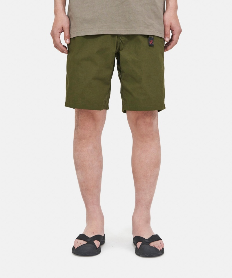 Olive Gramicci Weather Trek Men\'s Shorts | JSIOYU964