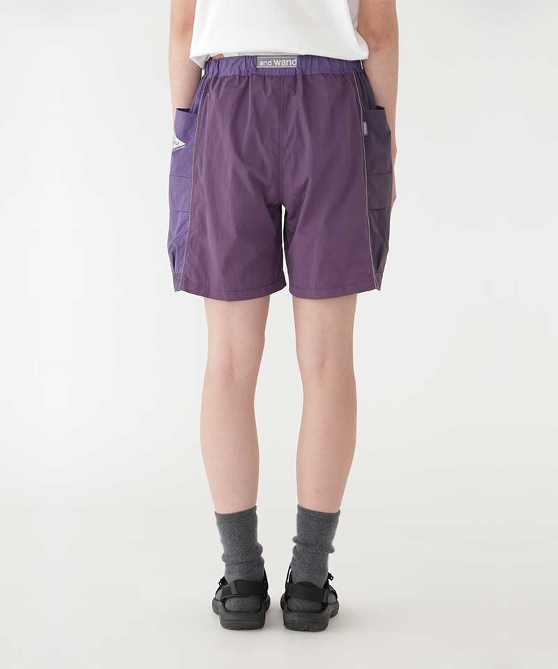 Purple Gramicci Gramicci x and wander Patchwork Wind Men's Shorts | NBAUJC584