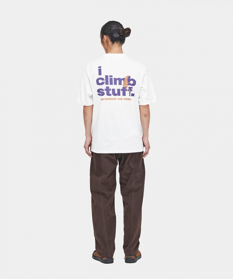 Purple Gramicci I Climb Stuff Unisex Tops | TJSUDV476