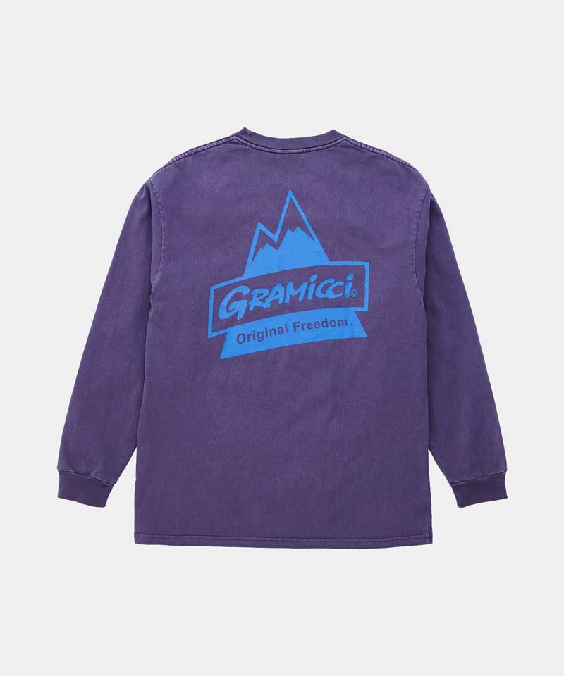 Purple Gramicci Peak L/S Unisex Tops | LUORET456