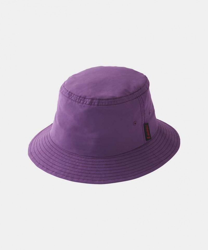 Purple Gramicci Shell Bucket Unisex Hats | OUDEQH683