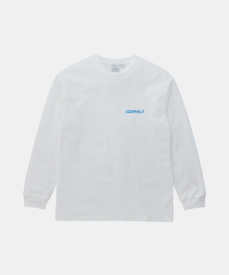 White Gramicci Carabiner L/S Unisex Tops | LIGNEW843