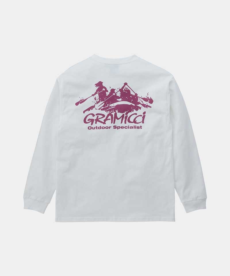 White Gramicci Class 5 L/S Unisex Tops | OURXJY603