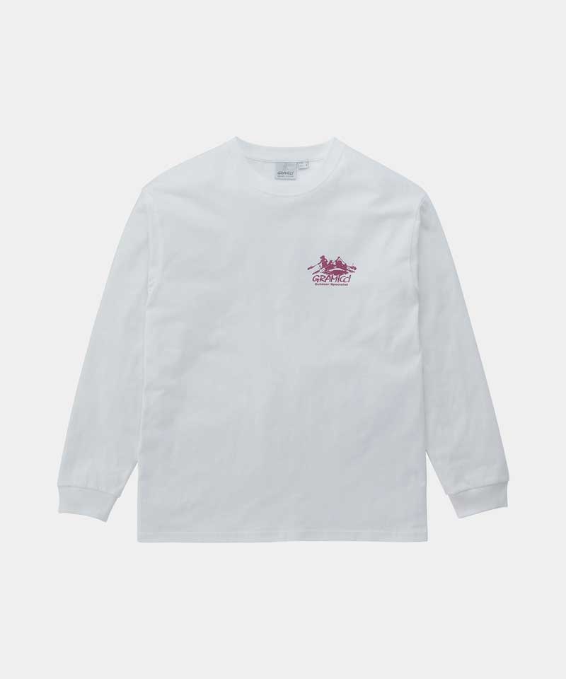 White Gramicci Class 5 L/S Unisex Tops | OURXJY603