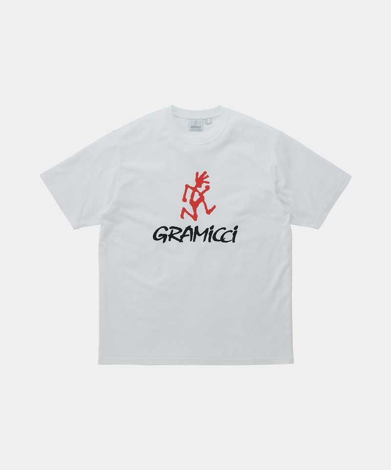 White Gramicci Gramicci Logo Unisex Tops | XWALJT490