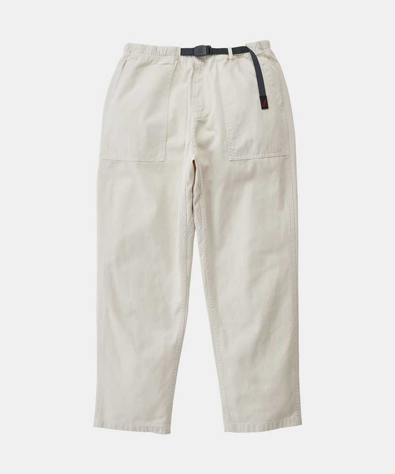 White Gramicci Loose Tapered Ridge Men's Pants | RHECMU586