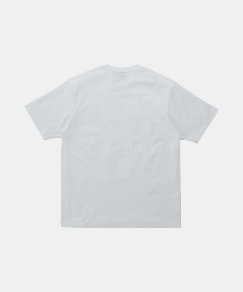 White Gramicci One Point Logo Unisex Tops | JMFEVU307