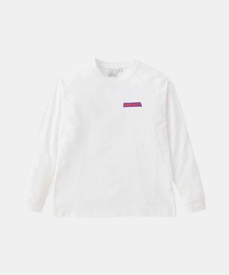 White Gramicci Original Freedom L/S Unisex Tops | XEIVPG645