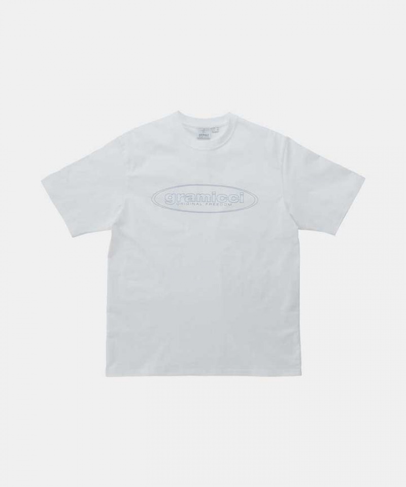 White Gramicci Original Freedom Unisex Tops | HNTYLS102