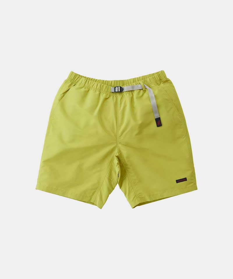 Yellow Gramicci Shell Packable Men\'s Shorts | JNSXKC758