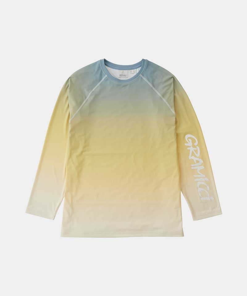 Yellow Gramicci UPF-Shield Long Sleeve Top Unisex Tops | HBURXG027